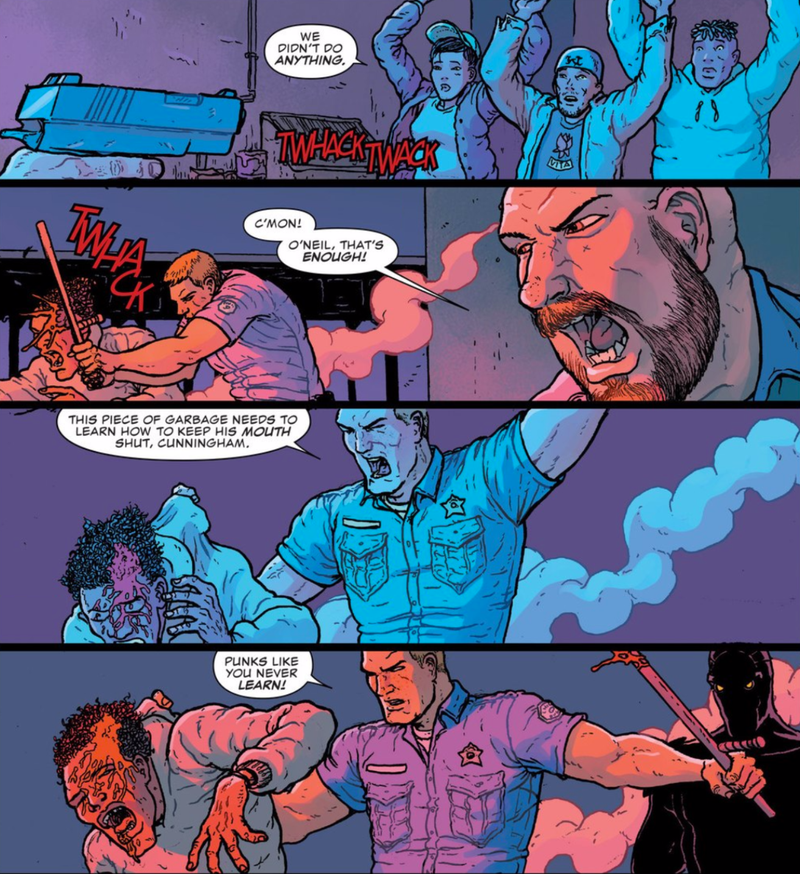 Illustration for article titled Nighthawk Is A Superhero Who's Trying to Fight Racism Head-On